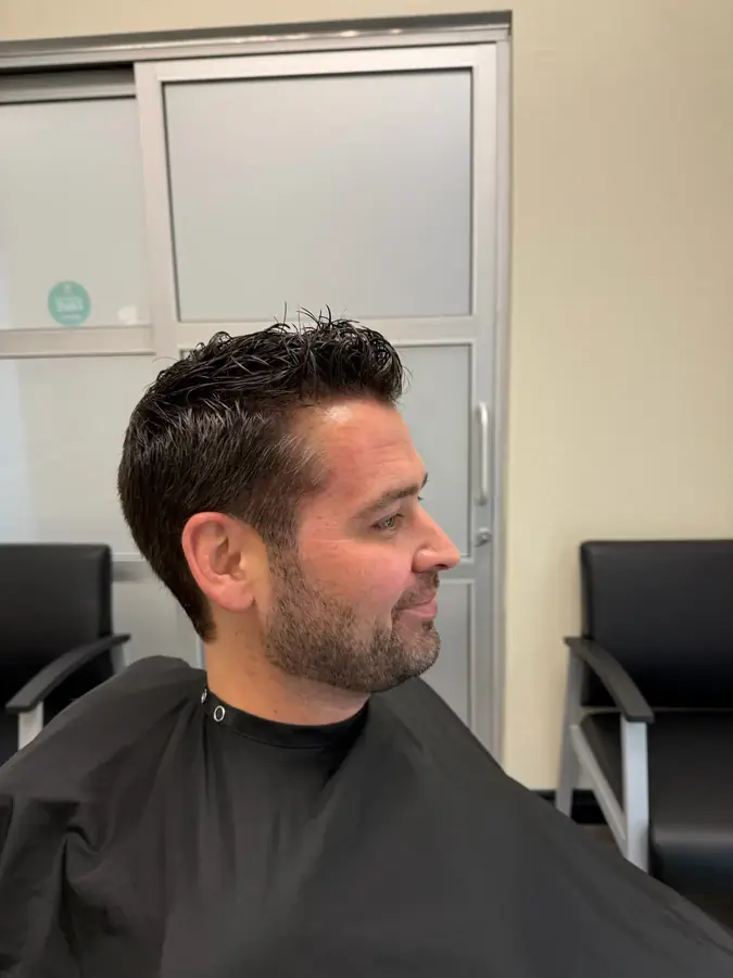 Salon chair and styling tools