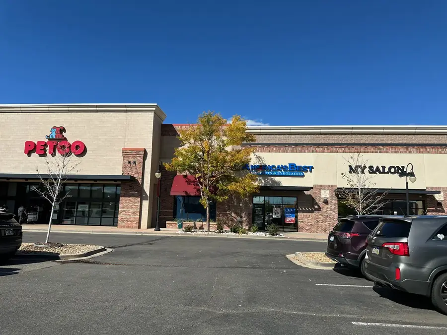 Salon exterior and storefront signage